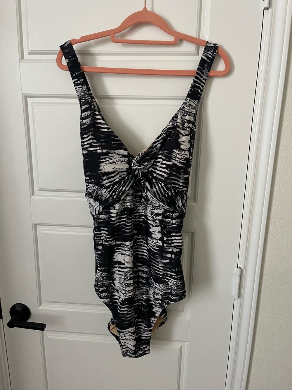Universal Standard Shadow Palm One Piece Swimsuit Small 14/16 Wireless